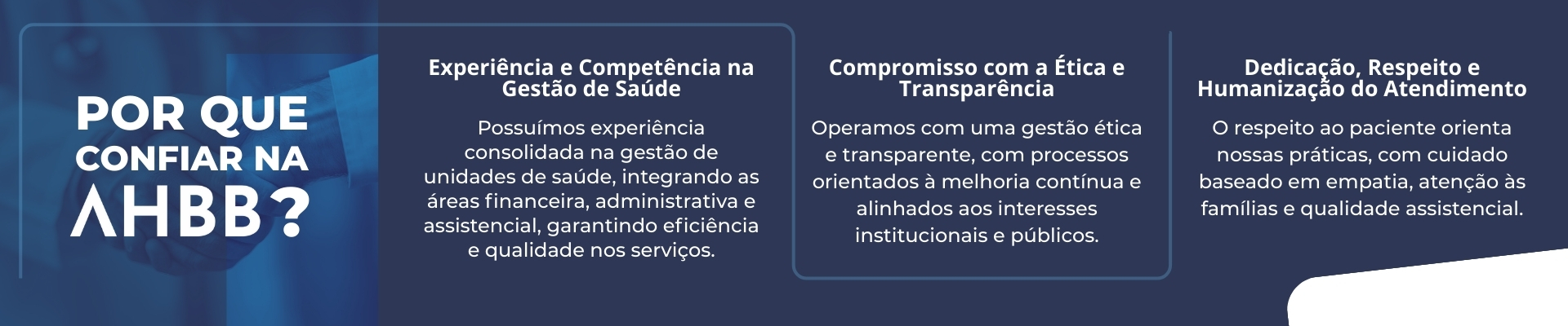 Por que confiar em nós